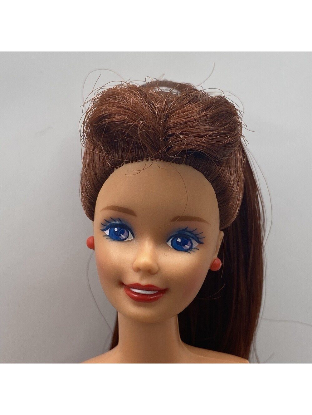 Vintage Nude Barbie Midge TNT Doll Articulated Red Hair OOAK Redress B10